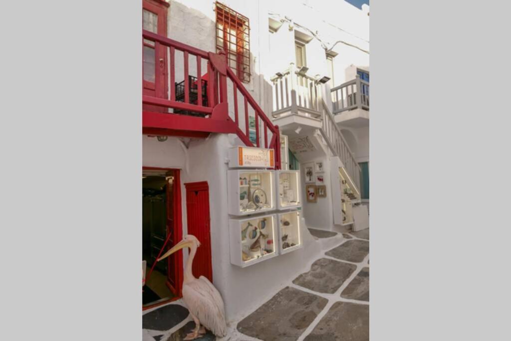 Traditional Myconian Studio In The Heart Of Chora Mykonos Town Buitenkant foto